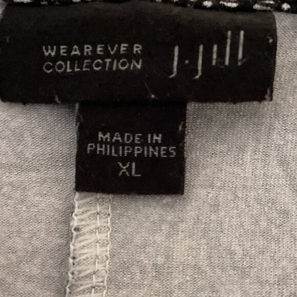 J. Jill Wearever Bali Soft Shift Tee-Shirt-Dress Sz XL Floral 290D - Picture 6 of 8